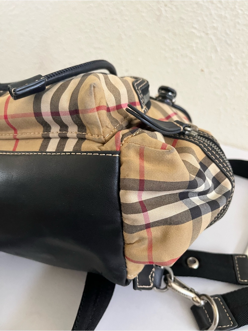 Burberry check small backpack - Picture 11 of 14